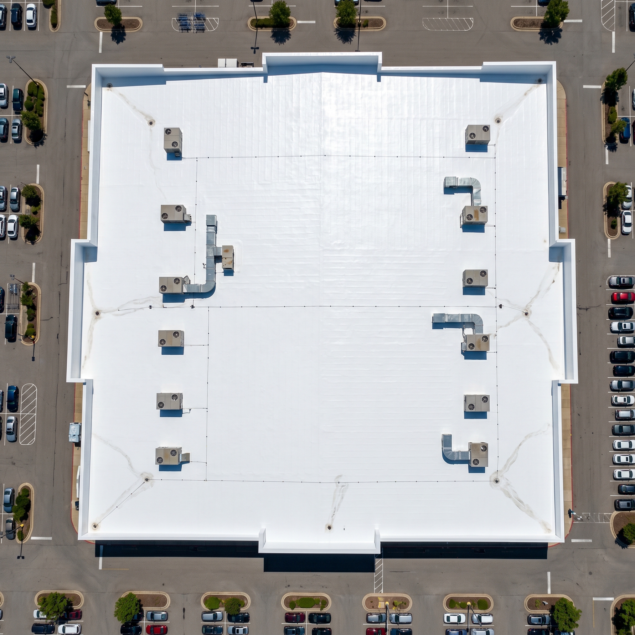 Silicone Coating — Retail Strip Center