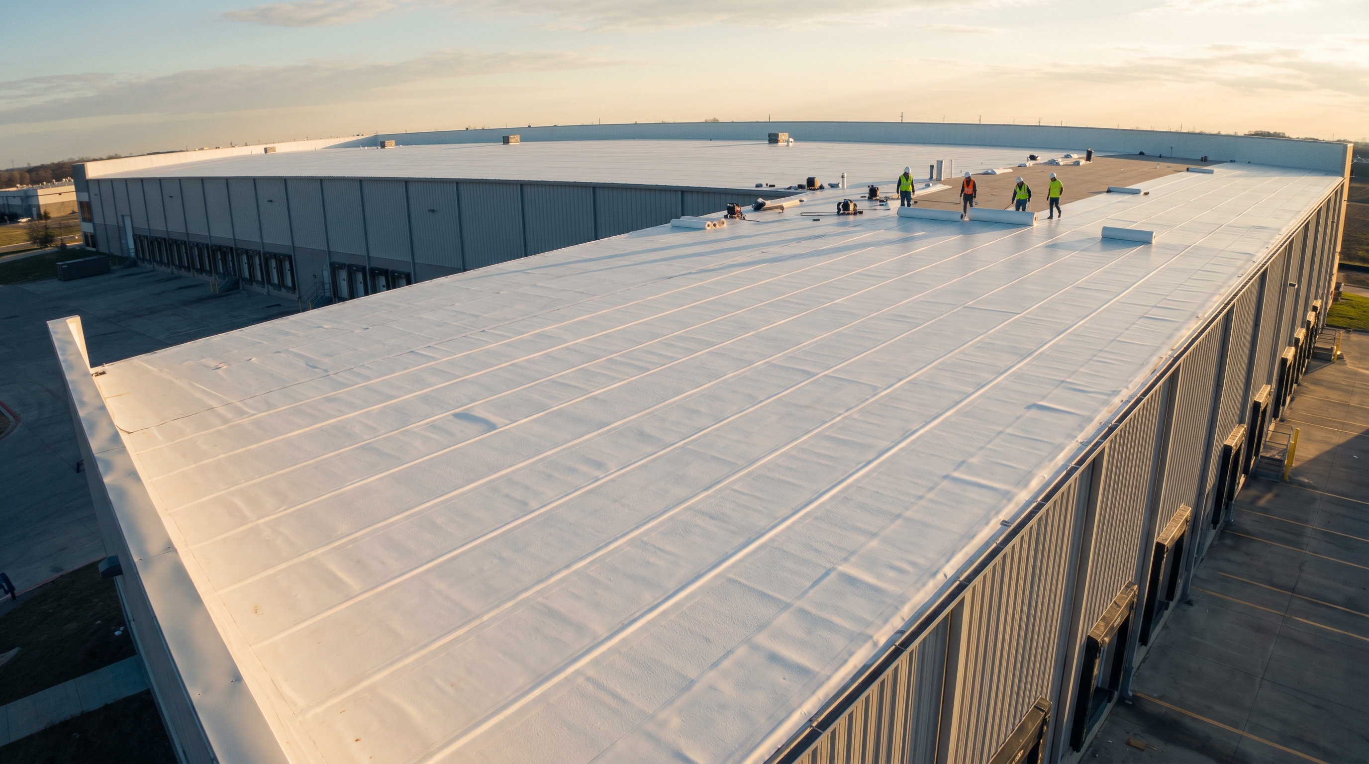 TPO Membrane — Commercial Flat Roof