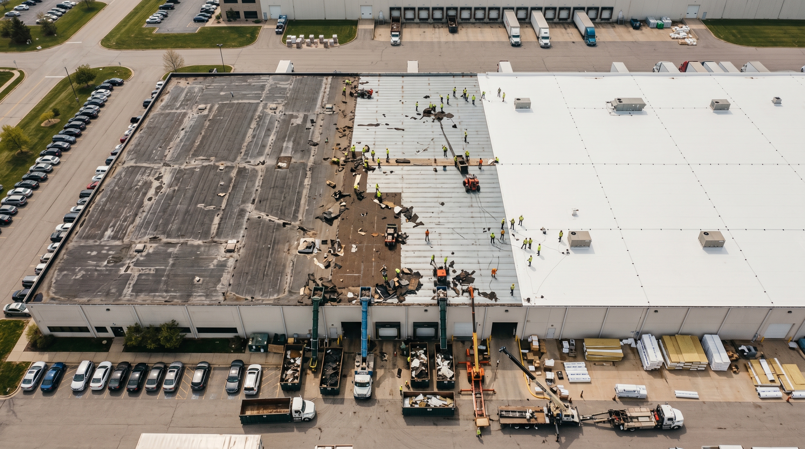 Re-Roof / Tear-Off — Existing Commercial